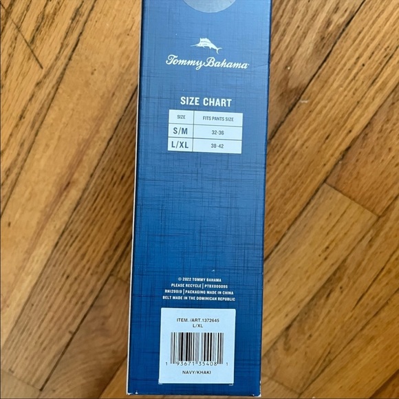 Tommy Bahama Men's Stretch Braided Belt, Blue - Picture 8 of 8